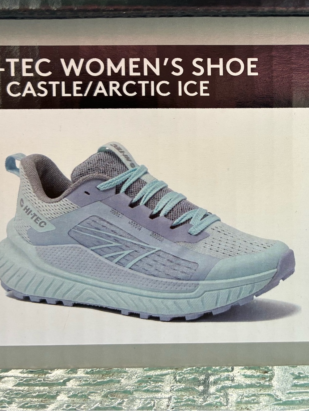 Hi-Tec Women's Castle/Arctic Ice Athletic Shoe - Pale Blue